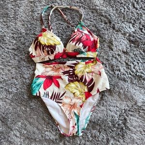 High Wasted Ribbed Bikini